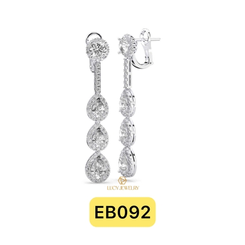 EB092 - Khuyên tai thiết kế - Lucy Jewelry