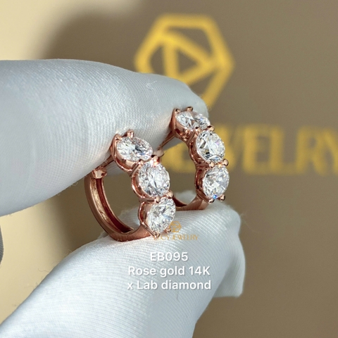 EB095 - Khuyên tai thiết kế - Lucy Jewelry