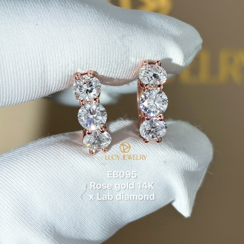 EB095 - Khuyên tai thiết kế - Lucy Jewelry