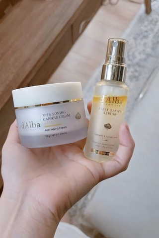 Kem dưỡng sáng da d'Alba Vita Toning Capsule Cream 55g – Hàn Quốc