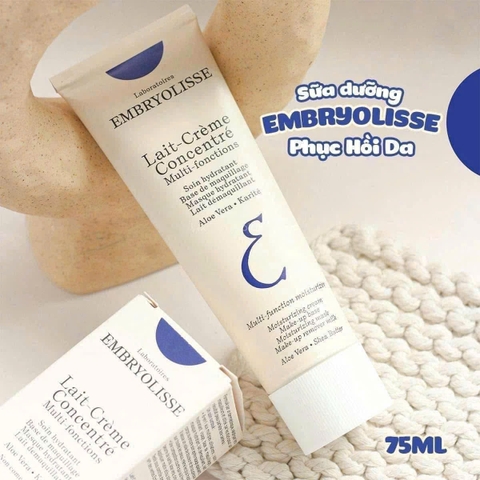 Sữa Dưỡng Ẩm Embryolisse Siêu Phục Hồi Da Lait-Crème Concentré 75ml-Pháp