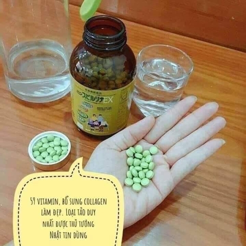 Tảo vàng cao cấp Spirulina EX mẫu 2022 2000v- Nhật