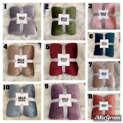 Chăn muji lông - Nhật màu 09