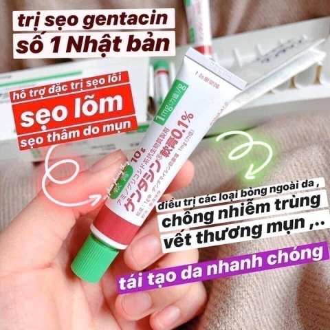 Kem trị sẹo Gentacin 10g - Nhật bản
