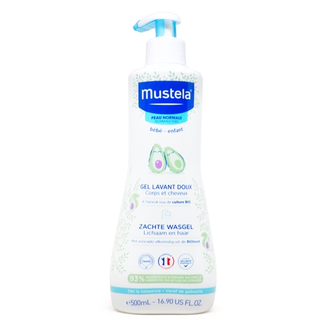 Sữa tắm gội 2 in 1 Mustela 500ml - Pháp