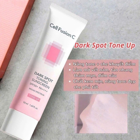 Kem chống nắng Cell Fushion C SPF 50+ màu hồng 50ml - hàn