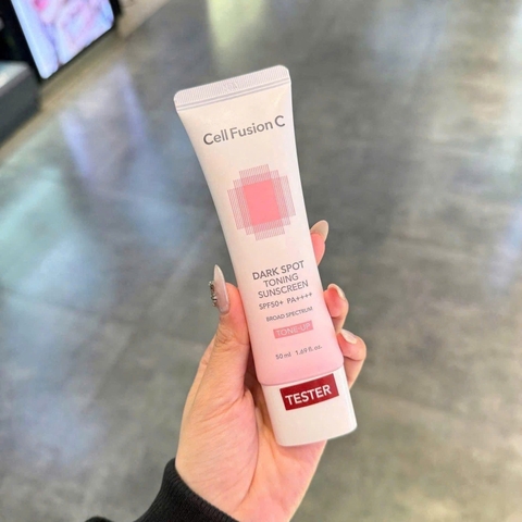 Kem chống nắng Cell Fushion C SPF 50+ màu hồng 50ml - hàn