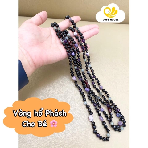 Vòng cổ hổ phách Amber Úc ( không vỏ )