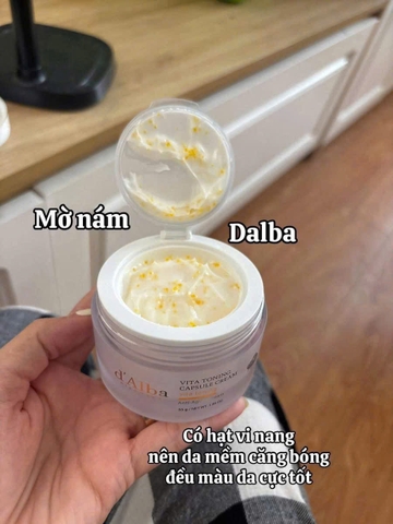 Kem dưỡng sáng da d'Alba Vita Toning Capsule Cream 55g – Hàn Quốc