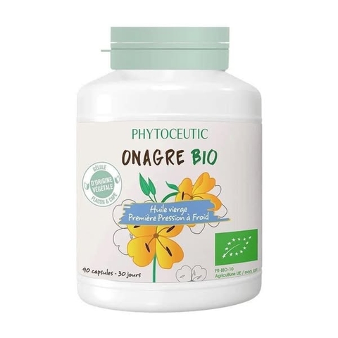 Tinh dầu hoa anh thảo hữu cơ Phytoceutic Onagre Bio 90 viên- Pháp