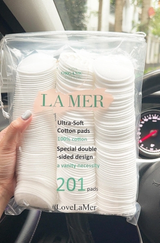 Bông tẩy trang mềm Lamer 201m - Pháp