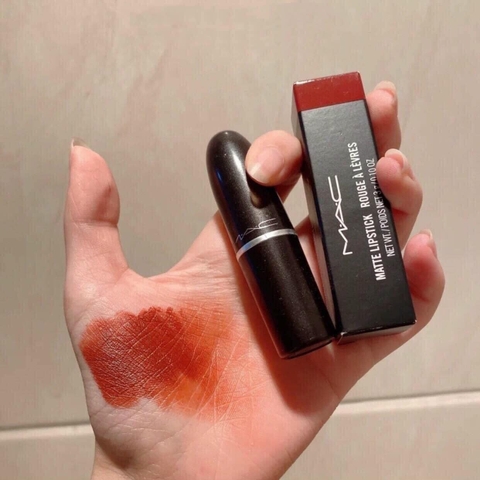 Son thỏi MAC Retro Matte Lipstick 646 Marrakesh đỏ đất - Pháp