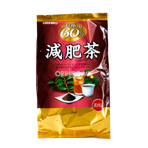 Trà thảo dược giảm mỡ bụng Orihio Genpi Tea 60 gói- Nhật