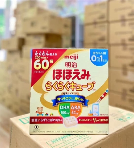 Sữa Meiji 0 - 24 thanh - Nhật