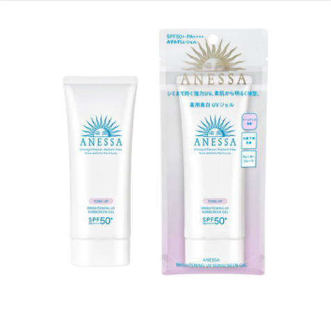 Gel chống nắng sáng da, nâng tông Anessa Tone Up Brightening UV Sunscreen Gel SPF50- Nhật