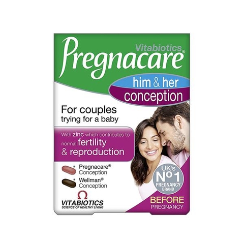 Vitamin Pregnacare Him & Her Conception 60v - Anh