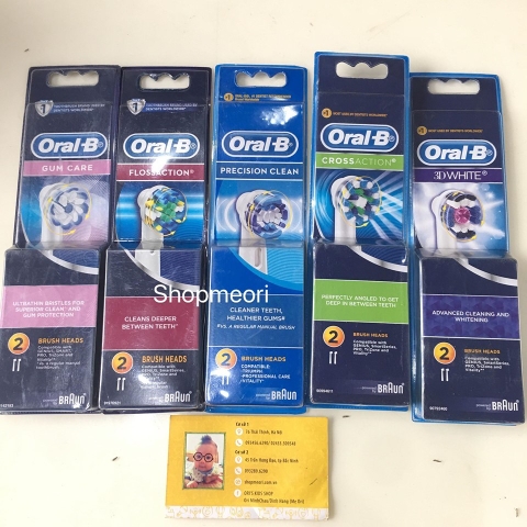 Set 2 đầu bàn chải thay thế oral B - Đức