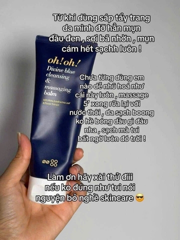 Sáp Tẩy Trang Làm Sạch Sâu, Làm Dịu Da oh!oh!