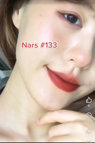Son Nars Powermatte Lipstick 133 Too Hot To Hold Màu Đỏ Cam Cháy