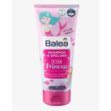 Dầu gội xả 2in1 Balea Little Princess Kids 200ml hương dâu- Đức