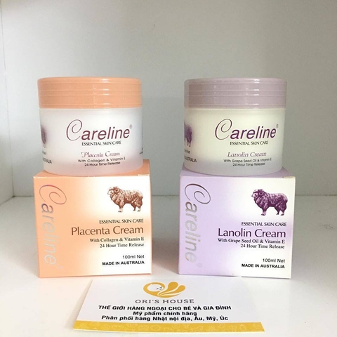 Kem dưỡng nhau thai cừu Careline (Placenta Cream) 100ml - Úc