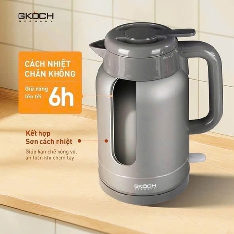 ẤM ĐUN GIỮ NHIỆT GKOCH 2IN1 1,5LÍT- CÔNG NGHỆ ĐỨC