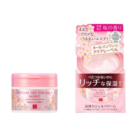 Kem dưỡng ẩm chống lão hóa hương Anh đào Shiseido Aqualabel 90g - Nhật