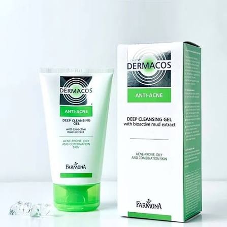 Gel rửa mặt ngừa mụn Dermacos Anti-Acne Deep Cleansing Gel- Hà Lan