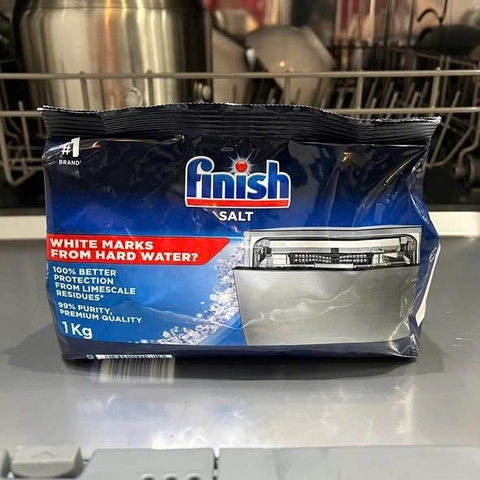 Muối rửa chén bát Finish Salt 1kg - Chuyên dụng cho máy rửa bát