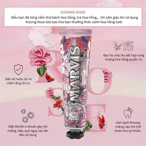 Kem đánh răng Marvis hoa - Italy
