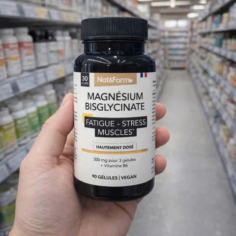 Viên uống bổ sung magie Nat&Form Magnesium Bisglycinate 300mg (90 viên)