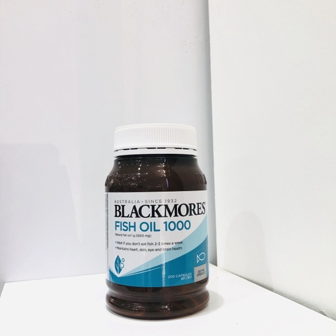 Dầu cá Fishi Oil 1000 Blackmores 200v - Úc