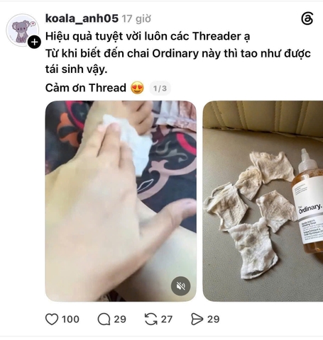 Toner tẩy da chết hóa học The Ordinary Glycolic Acid 7% Exfoliating Toner