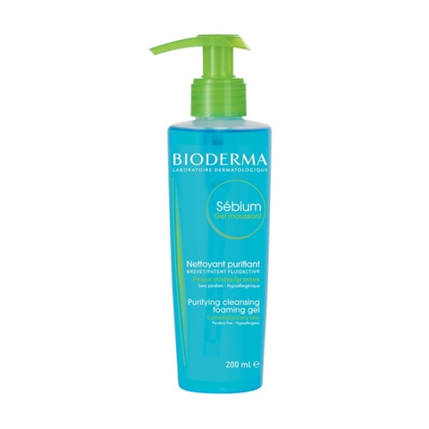 Gel Rửa Mặt Tạo Bọt Bioderma Dành Cho Da Dầu & Hỗn Hợp 200ml - Pháp