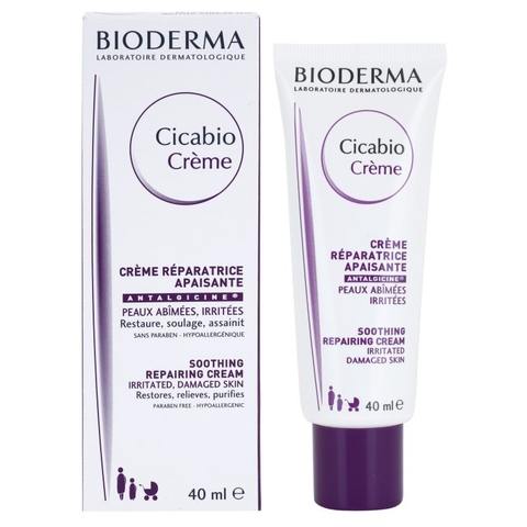 Kem Phục Hồi Da Kích Ứng Bioderma Cicabio Cream 40ml - Pháp