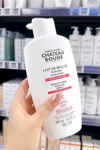 Sữa dưỡng thể kích trắng Chateau Rouge Paris Lait De Beauté