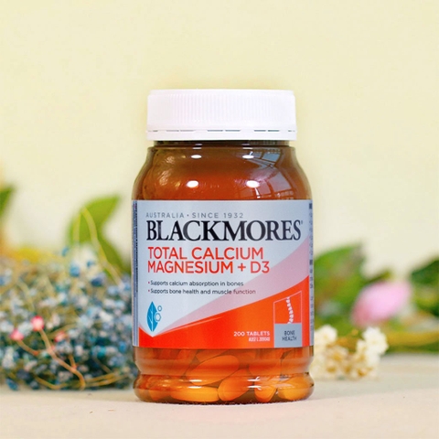 Viên uống bổ sung Total Canxi +D3 +Mg Blackmores 200v- Úc