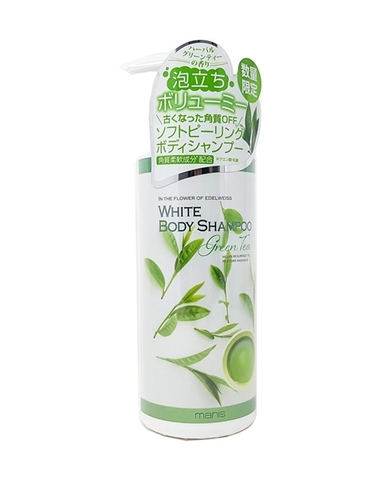Sữa tắm manis dưỡng trắng chiết xuất trà xanh 450ml - Nhật