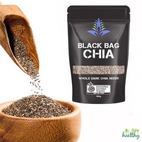 Hạt chia đen Organic 500g - Úc