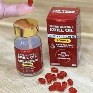 Viên uống Omega 3 nhuyễn thể Krill Oil Super 2000mg 60v- Nhật