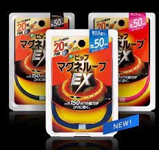 Vòng đeo cổ điều hòa huyết áp 50cm màu đỏ- Nhật