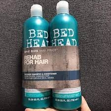 Cặp gội xả TIGI màu xanh dương phục hồi tóc 750ml - Mỹ