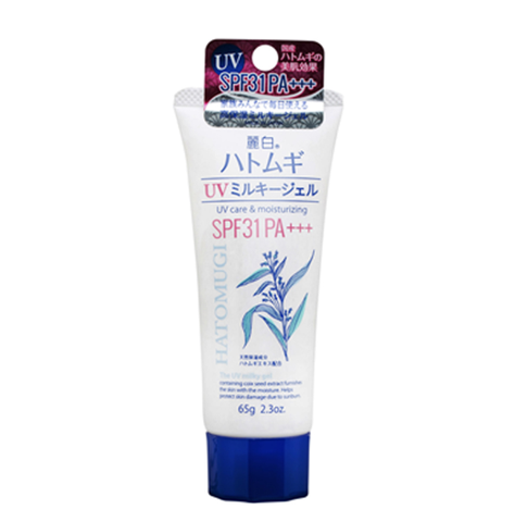 Sữa Dưỡng Thể Trắng Da Chống Nắng Hatomugi SPF31 65g- Nhật
