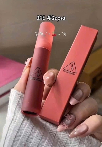 Son Kem Lì 3CE Sepia Mịn Mượt Nhẹ Môi Blur Water Tint 4.6g-