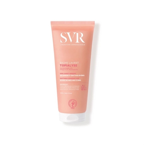 Sữa rửa mặt SVR Topialyse Gel Lavant da khô-màu hồng - Pháp