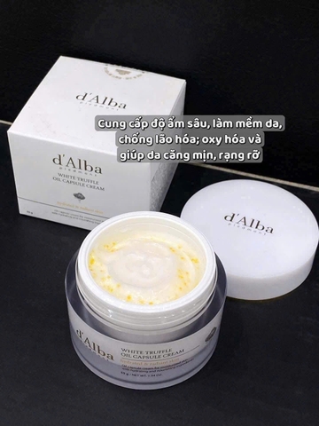 Kem dưỡng sáng da d'Alba Vita Toning Capsule Cream 55g – Hàn Quốc