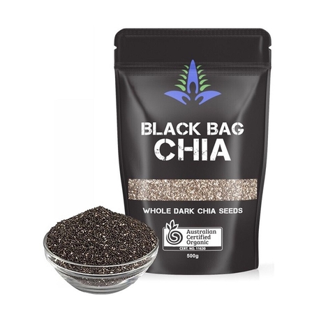 Hạt chia đen Organic 500g - Úc