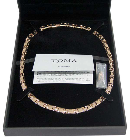 Vòng cổ điều hoà huyết áp Toma nam 9MF vàng 24k- Nhật: