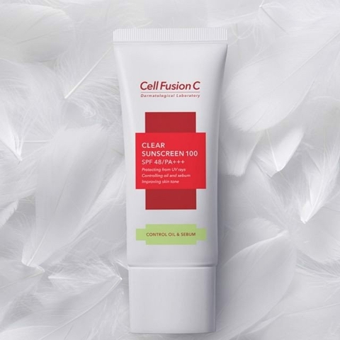 Kem chống nắng Cell Fushion C SPF 48 PA+ dành cho da dầu 50ml ( màu xanh) - Hàn