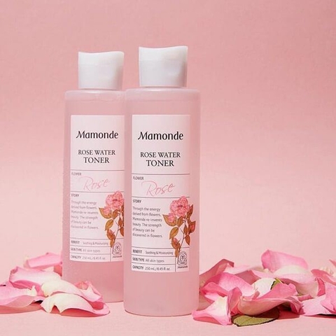 Nước hoa hồng Mamonde Rose Water Toner 250ml - Hàn